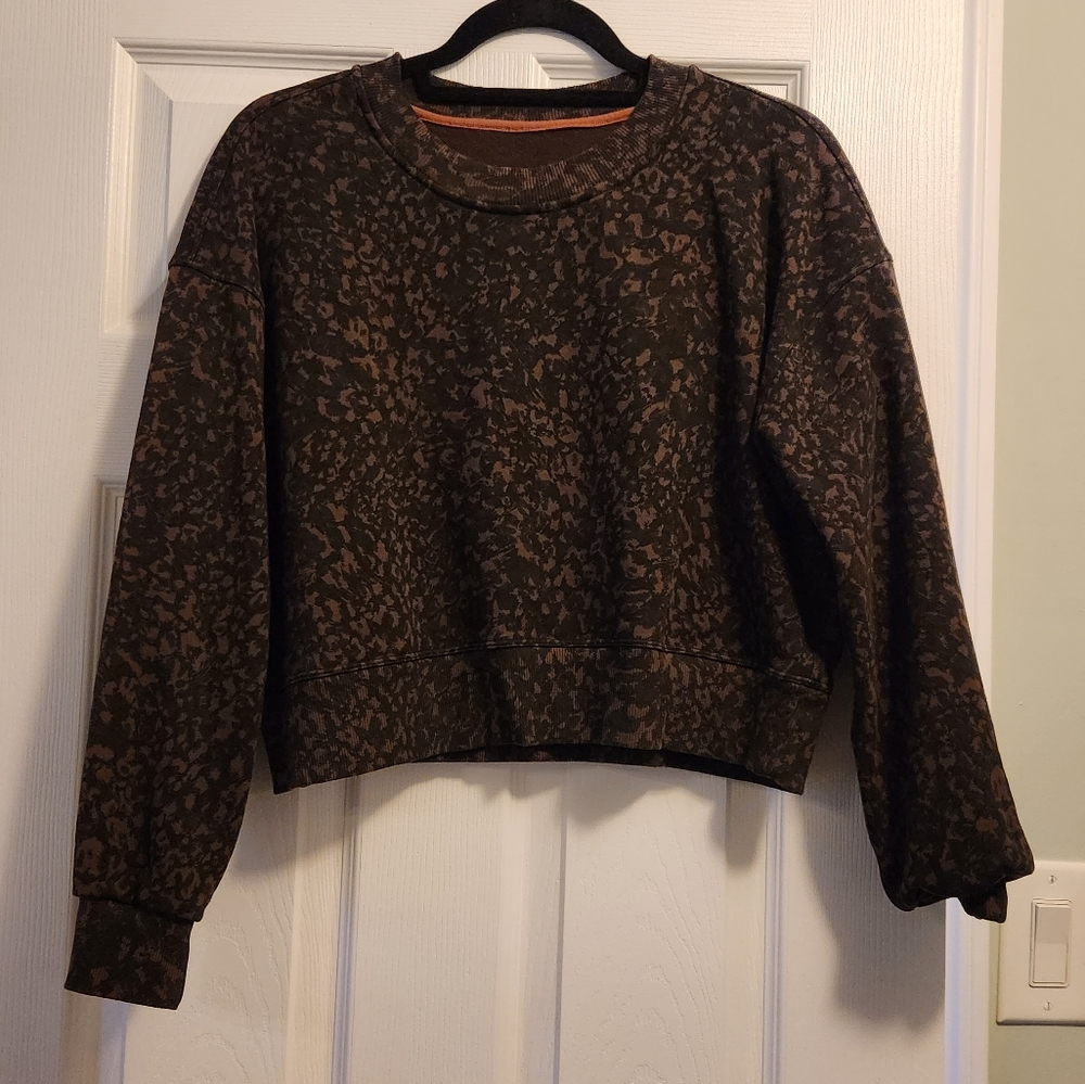 Lululemon Perfectly Oversized Crop crew